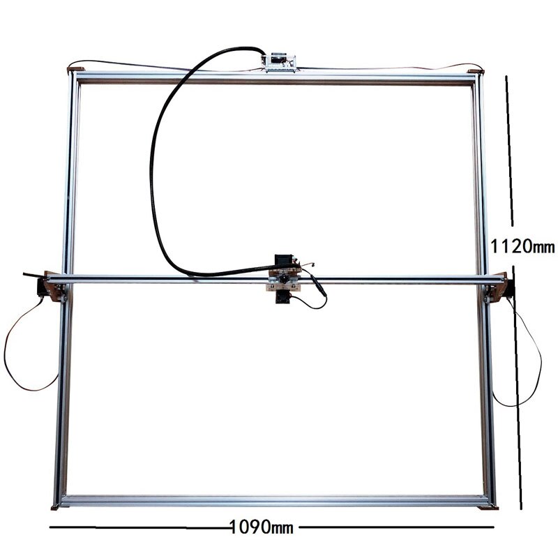 15w Mini desktop DIY CNC Laser engraving engraver cutting machine mark on metal 100*100cm big worke area laser cutter 10w 15w - Image 2