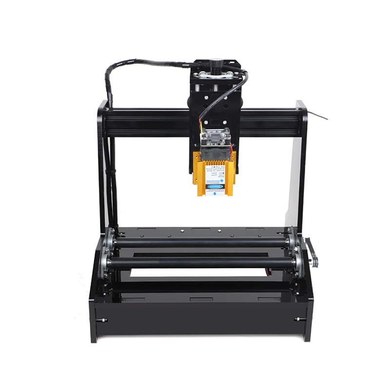 15w big power Automatic DIY cutting plotter cans stainless steel cola small cylindrical laser engraving machine