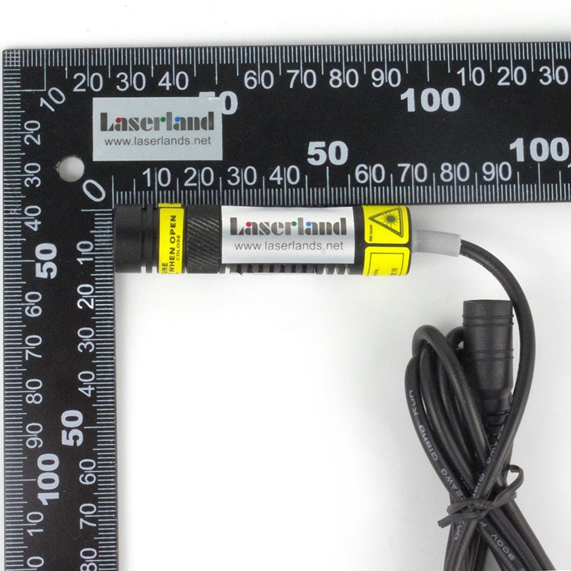 16*68mm 638nm Orange Red Cross Hair Line Laser Module with Laser Diode in