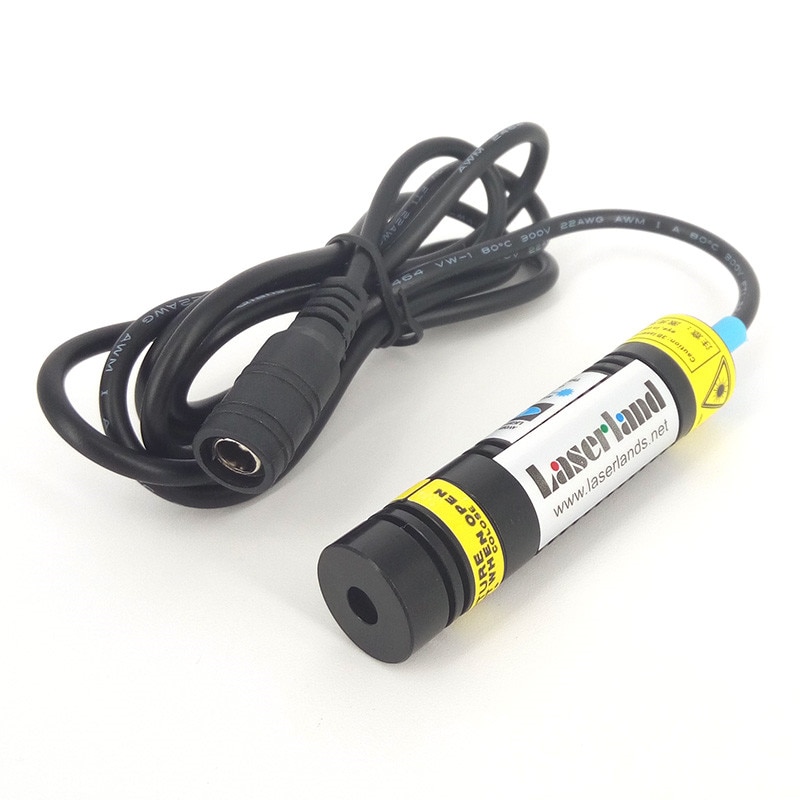 16*68mm 808nm 100mW 200mW-250mW Infrared Dot Line Cross Focusable Laser Diode Module w Adapter Mount Glass Lens