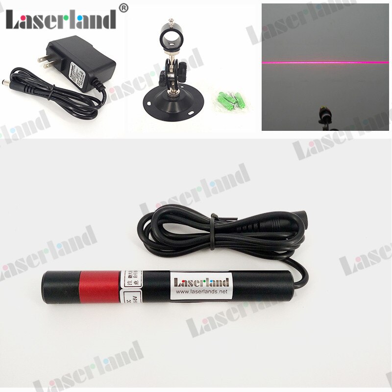 16120 10mW 650nm Red Line Generator Laser Module Diode alignment Adapter Glass lens indoor use