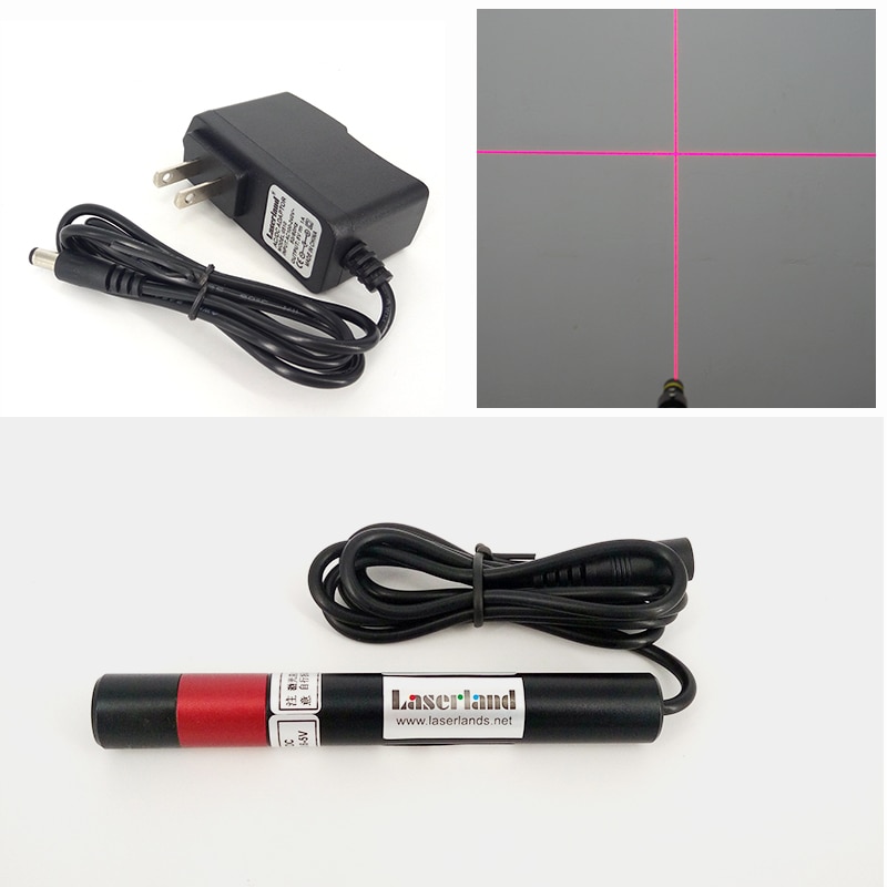 16120 Focusable 50mW 100mW 200mW 648nm 650nm Red CROSS Laser Module Diode Locator LD - Image 2