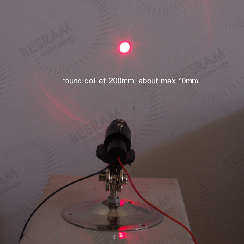 1656 Focusable 650nm 30mW 5VDC Red Laser Round Dot Diode Module Glass Lens - Image 3