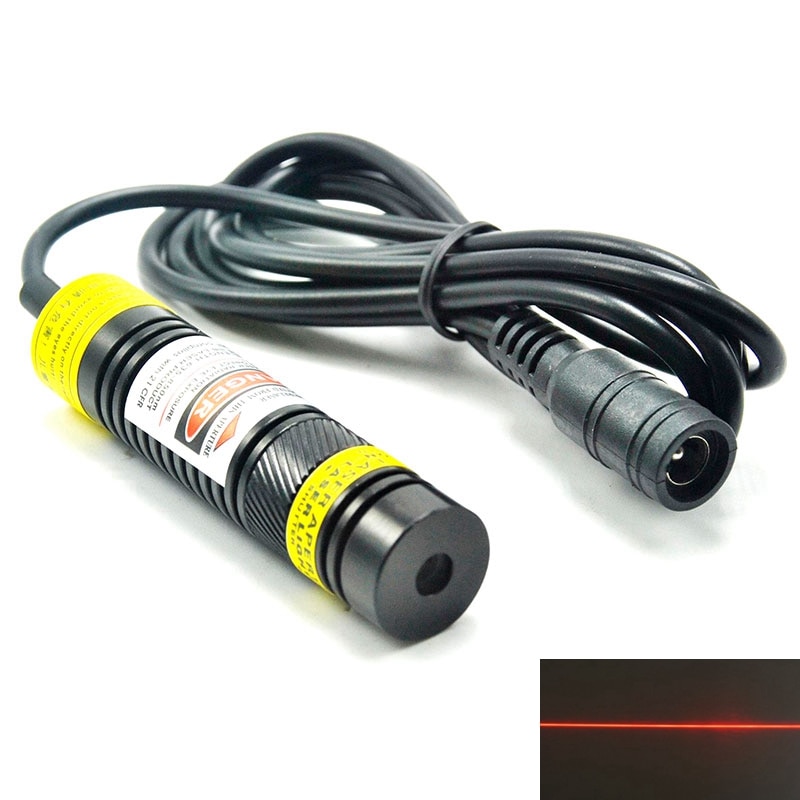 16mm Dia 650nm 50mW Red Laser Module With Dot/Line/Cross Collimating Lens Focusable DIY Head Mitsubishi Diode