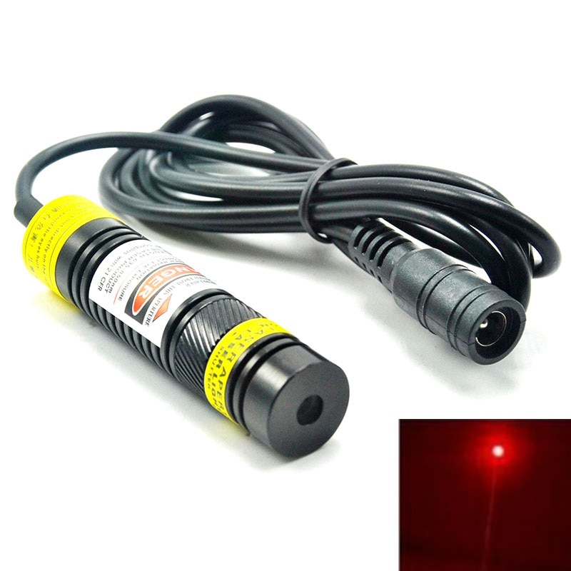 16mmx68mm Focusable Dot/Line/Cross 100mW 648nm 650nm Red Laser Module w Mitsubishi Diode & K9 Lens - Image 2