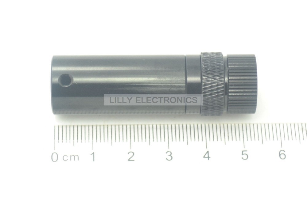 16x55mm Focusable Housing w/ Glass Lens 200-1100nm for 5.6mm Laser Diode - Image 3