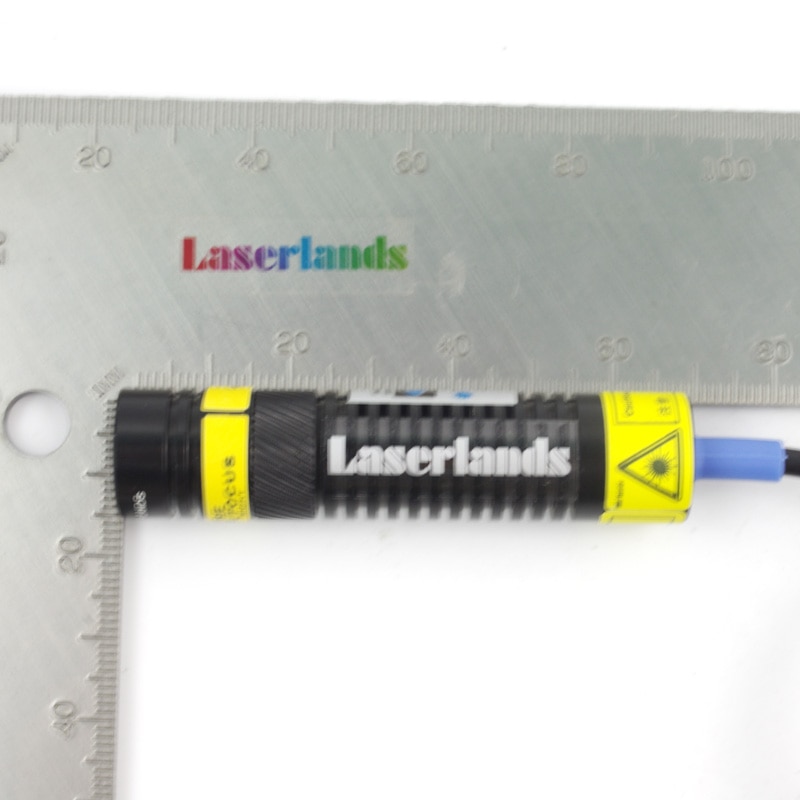 16x68mm Violet Purple Blue 405nm 200mW 100mW Point Dot Diode Laser Module w Adapter and Mount - Image 2