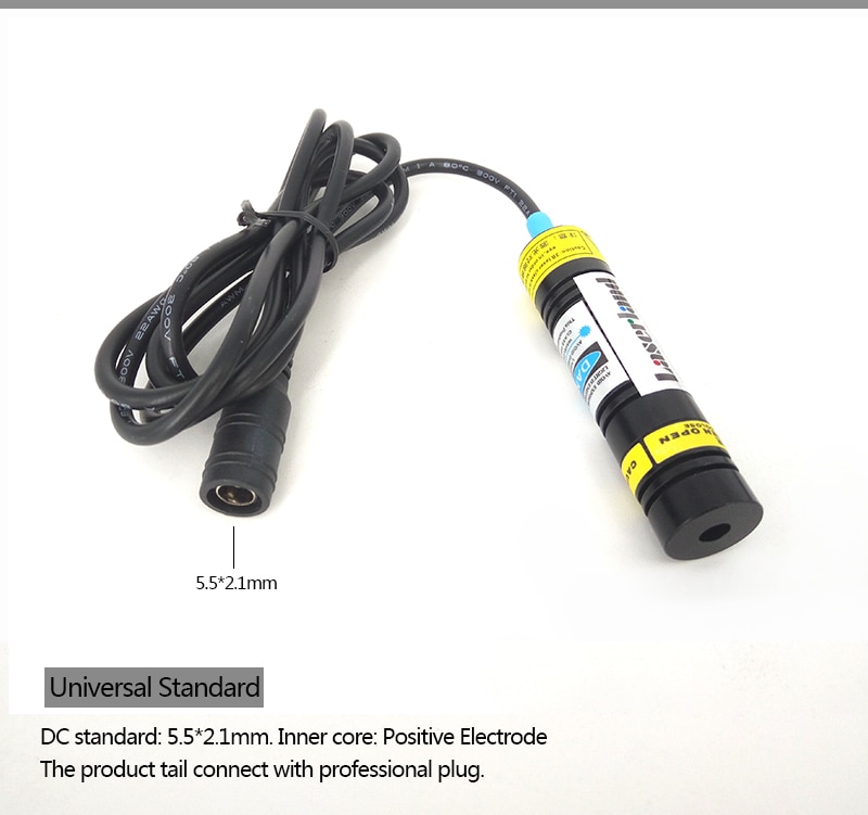 16x68mm Violet Purple Blue 405nm 200mW 100mW Point Dot Diode Laser Module w Adapter and Mount