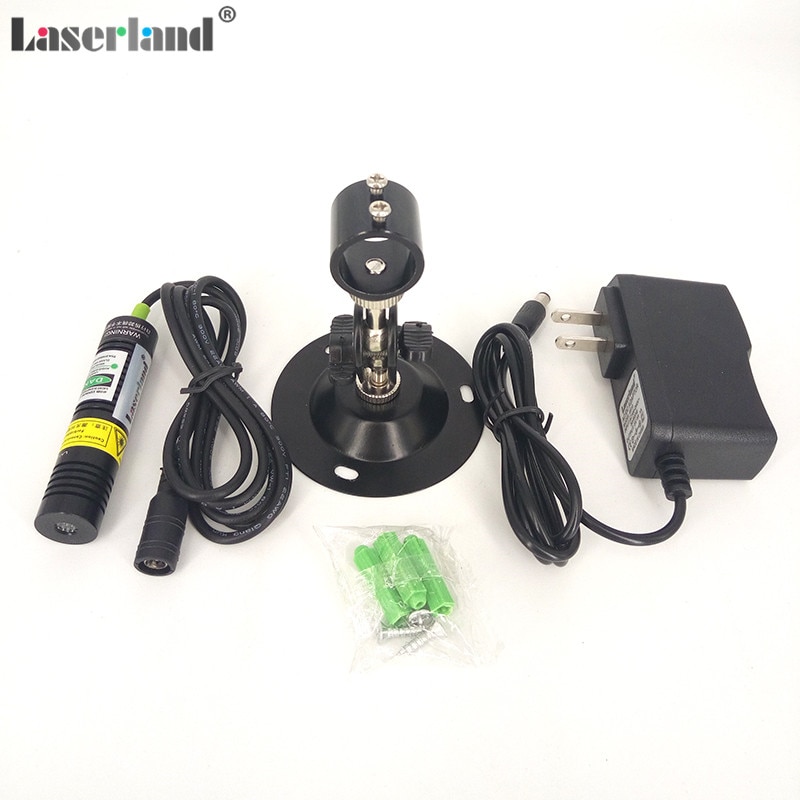 1875 532nm 10mW 20mW 30mW 50mW Dot Green Laser Module Diode Locator for Wood Fabric Cutting Cutter Adapter Mount