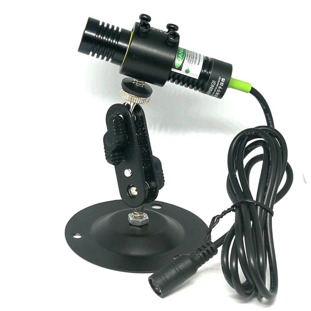 1875mm 532nm 10mw Green Dot Ray Laser Diode Module w 5V AC Adapter &Locator - Image 2