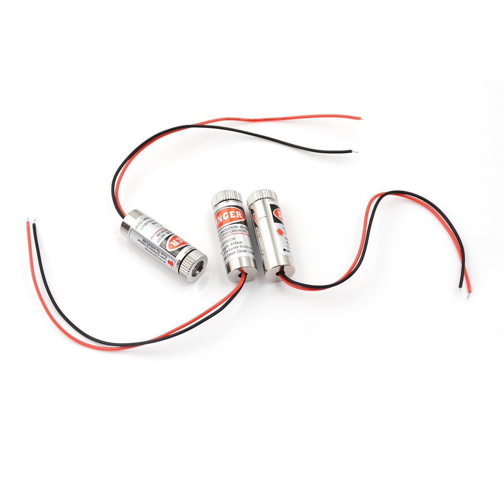 1PCS 650nm 5mW Red Point / Line / Cross Laser Module Head Glass Lens Focusable Industrial Class Hot Sale - Image 2