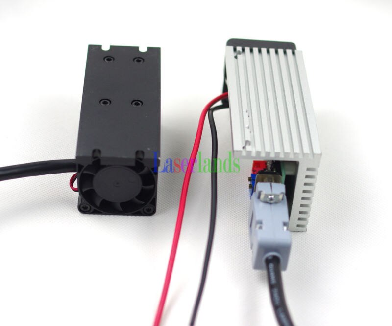 1W-1000mw 638nm Orange Red Laser Diode Module TTL 12VDC Fan - Image 2