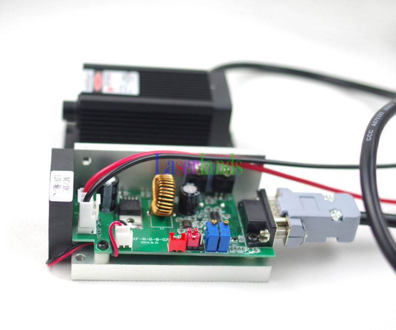 1W-1000mw 638nm Orange Red Laser Diode Module TTL 12VDC Fan - Image 4