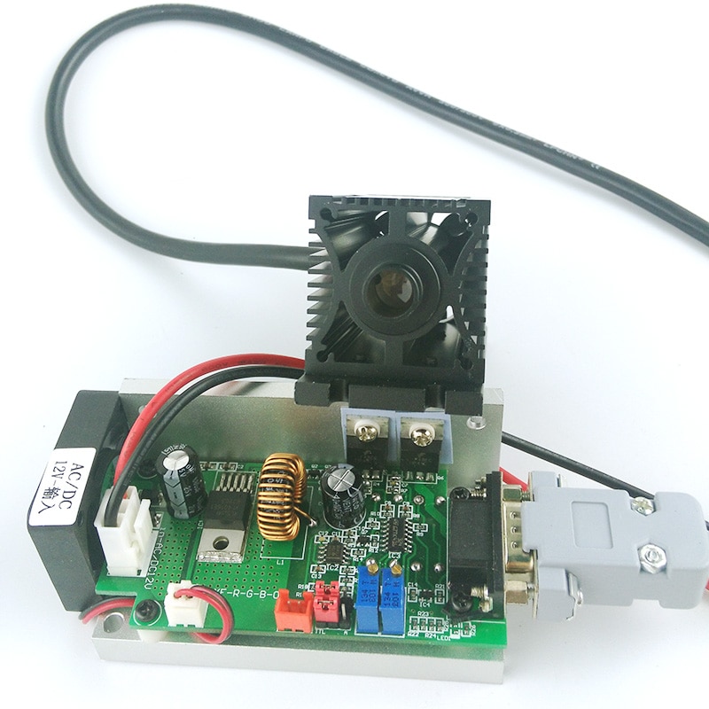 1W-1000mw 638nm Orange Red Laser Diode Module TTL 12VDC Fan - Image 5