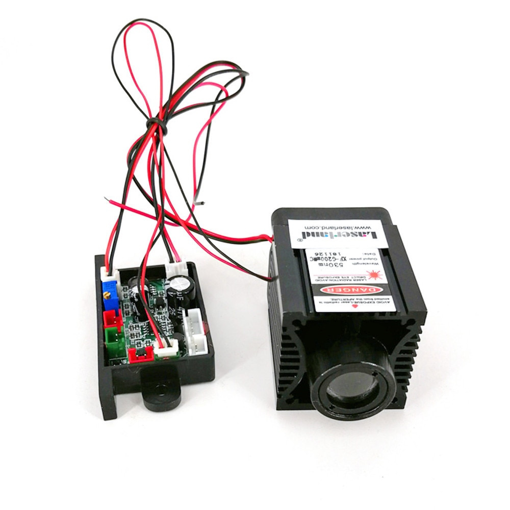 1W Fat Beam Green Laser Diode Diode Laser Module Stage Lighting Effect with Fan - Image 4