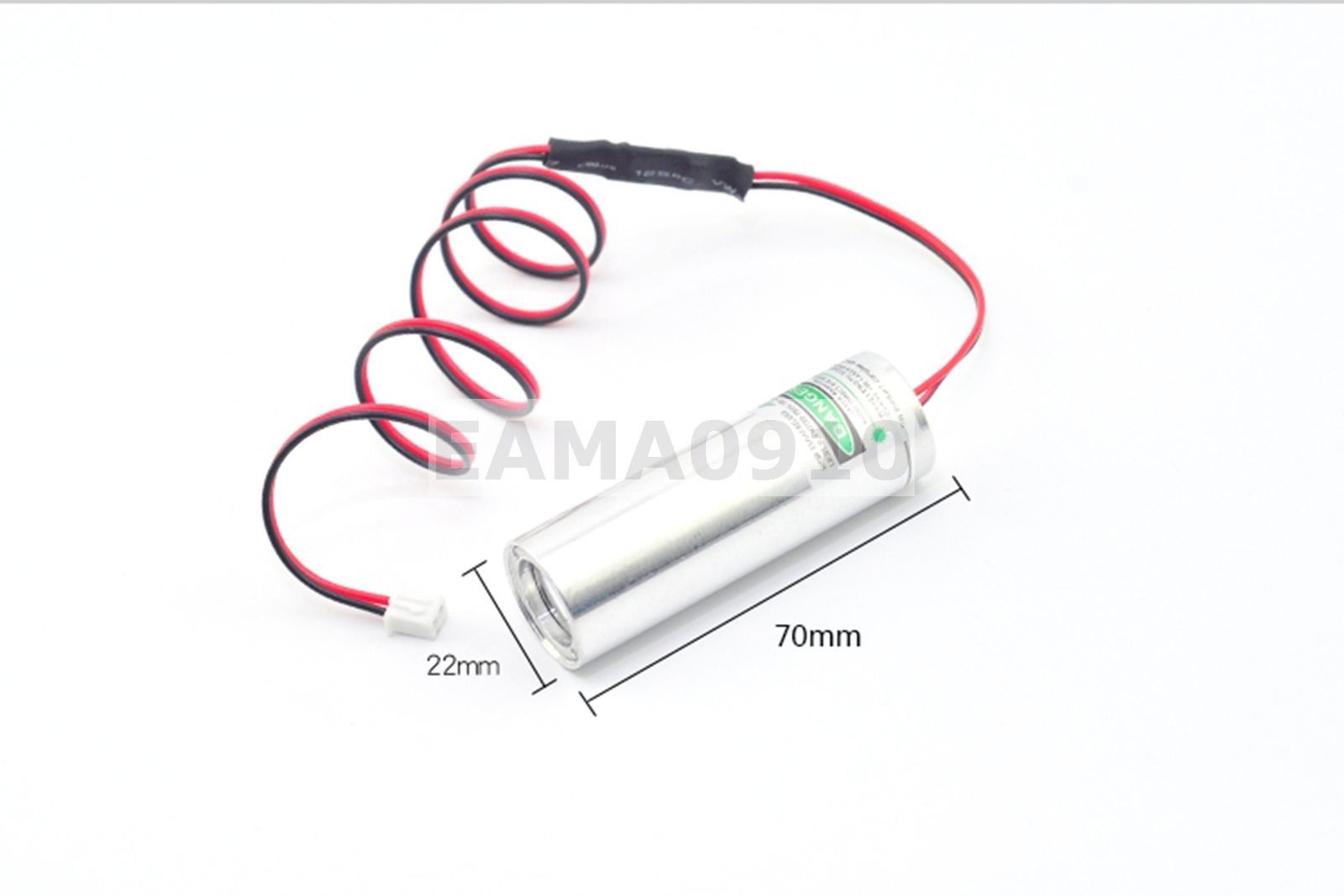 1pc 3.6-4.2V 532nm 50mW Green Laser Module Dot Thick Beam Bar Stage Light 22x70 - Image 2