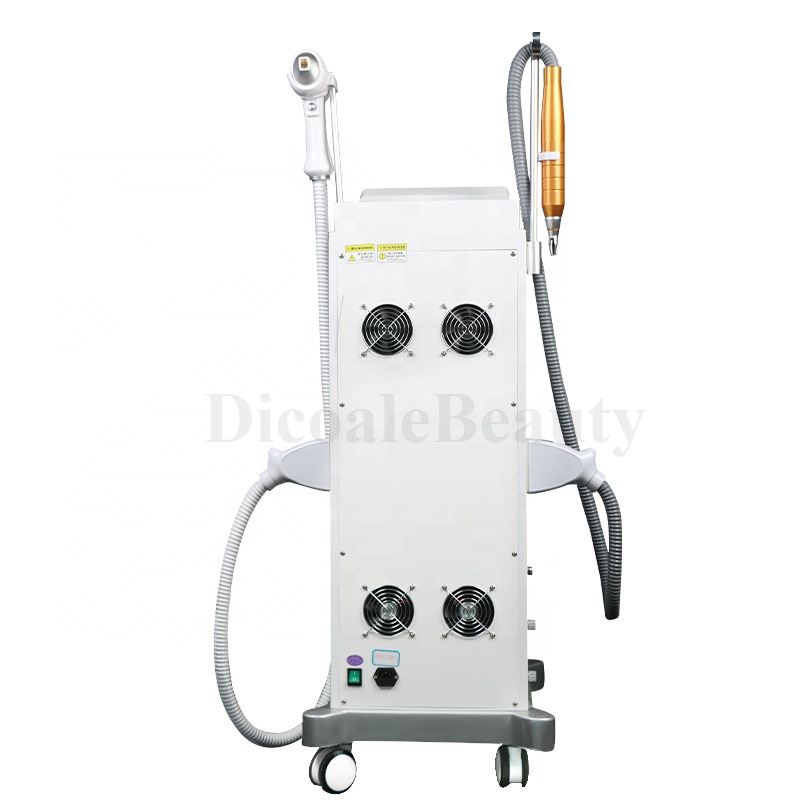 2 in 1 Vertical Powerful 808nm Diode Laser Painless Permanent Hair Removal Picosecond Tattoo Removing Skin Rejuvenation Machine