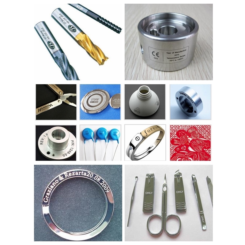 20-50W Closed Fiber Laser Nameplate Metal Marking Machine Raycus for Metal Iron Steel Gold Silver with Electrical Lift Function - Image 5