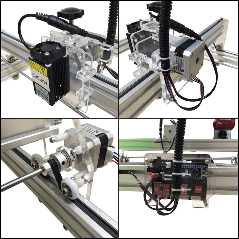 2018 New 15w DIY laser engraving machine for toy laser cutting machine ,15 laser engraver mark on metal,working area 35*50cm - Image 5