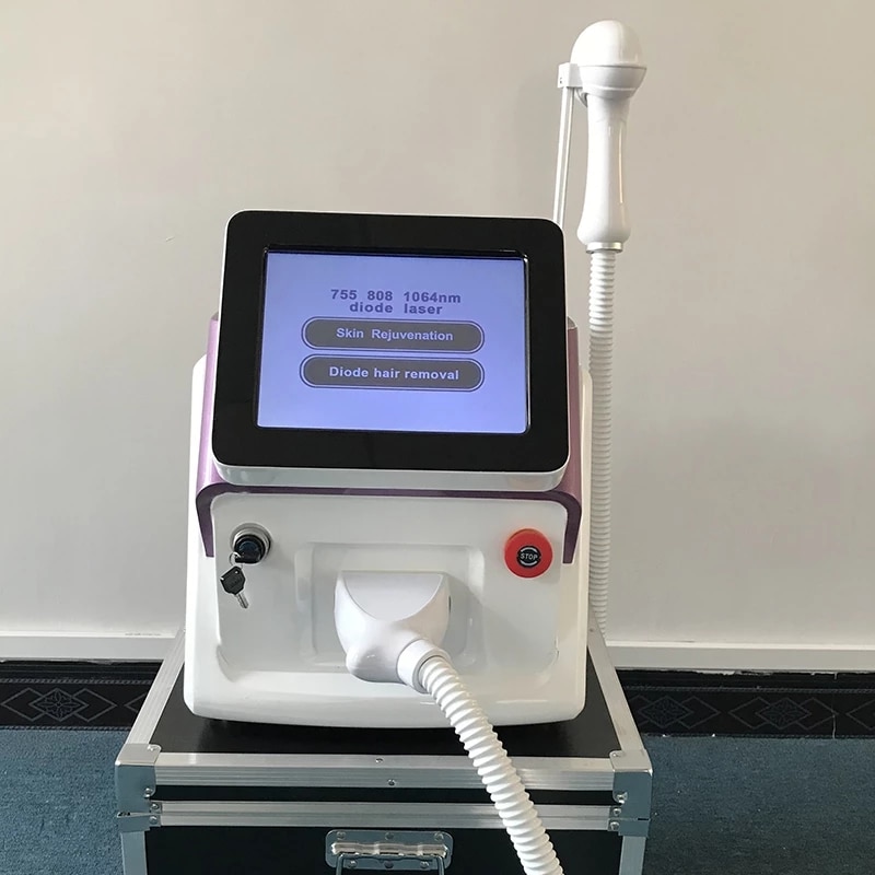 2021 3 Wavelength 755nm 808nm 1064nm Hair Removal Machine Skin Care Face Body Hair Removal Cooling Diode Laser - Image 2