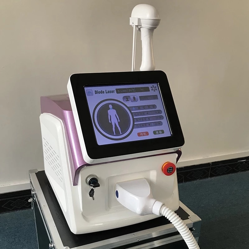 2021 3 Wavelength 755nm 808nm 1064nm Hair Removal Machine Skin Care Face Body Hair Removal Cooling Diode Laser