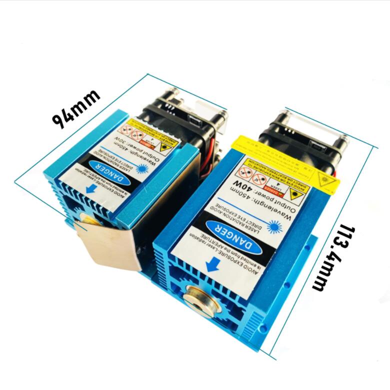 2021 New Version 30W Laser Heads Focusing Yellow color 3P With TTL/PWM CNC Laser Engraving Module - Image 2