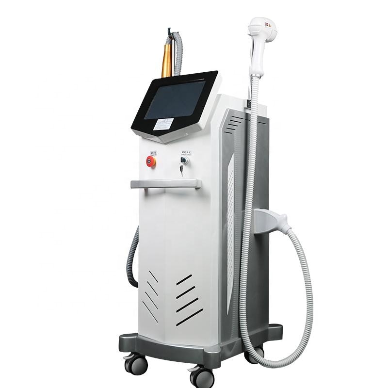 2 in 1 Hair Removal IPL SHR Machine ND YAG machine / laser picosecond tattoo removal machine 808nm Diode