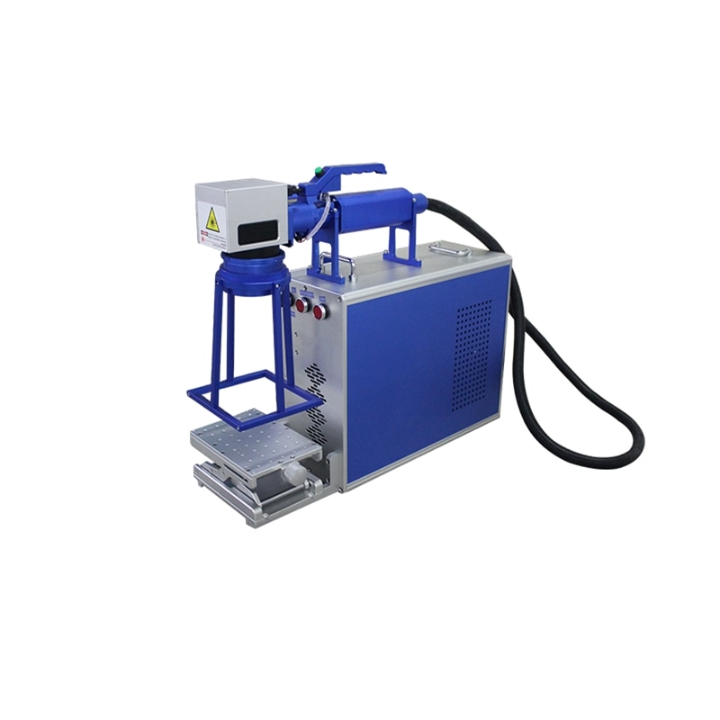 2021 hot sell fiber laser marking machine with rotary 30W Raycus metal engraving machine have good price - Image 2