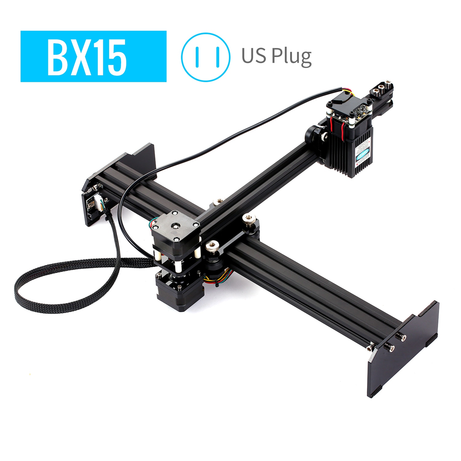 20W/15W Portable DIY CNC Laser Engraver Cutter Machine High Speed Mini Desktop Lasers Engraver Printer for Wood Plastics Leather