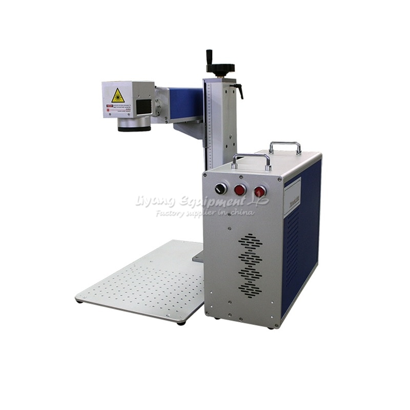 20W 30W 1064NM Optical Fiber Laser Metal Marking Machine CNC Laser Engraver for Aluminum Gold Silver Brass