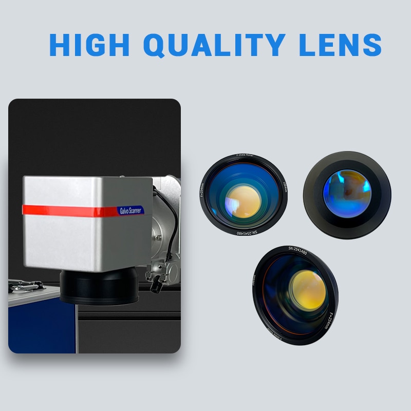 20W 30W 50W Fiber Laser Marking Machine Raycus JPT Laser Source Engraver For Metal Plastic Phone Case Ceramics Print Carving - Image 3