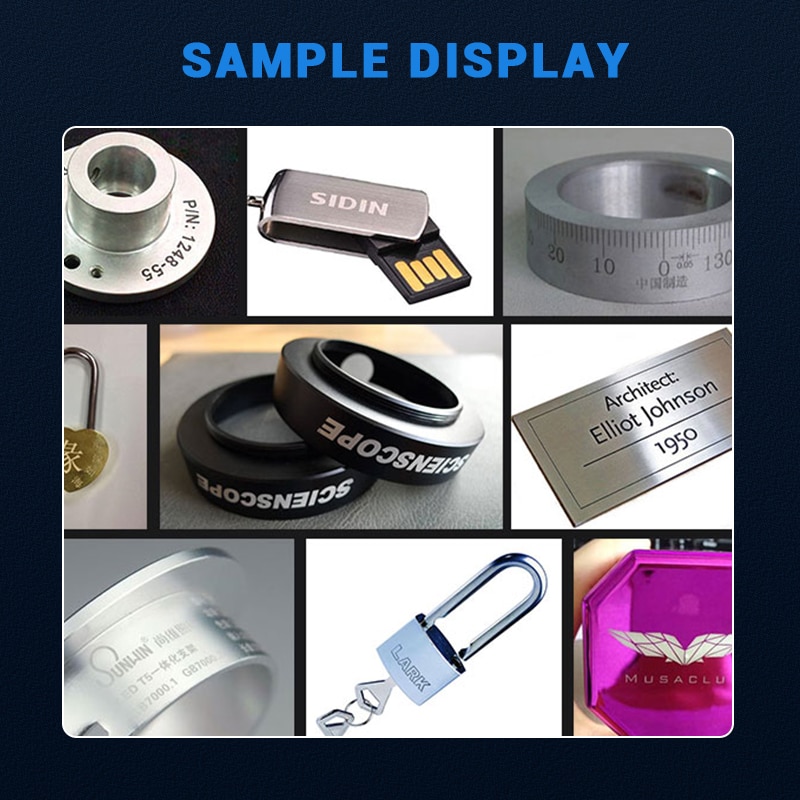 20W 30W 50W Fiber Laser Marking Machine Raycus JPT Laser Source Engraver For Metal Plastic Phone Case Ceramics Print Carving - Image 5