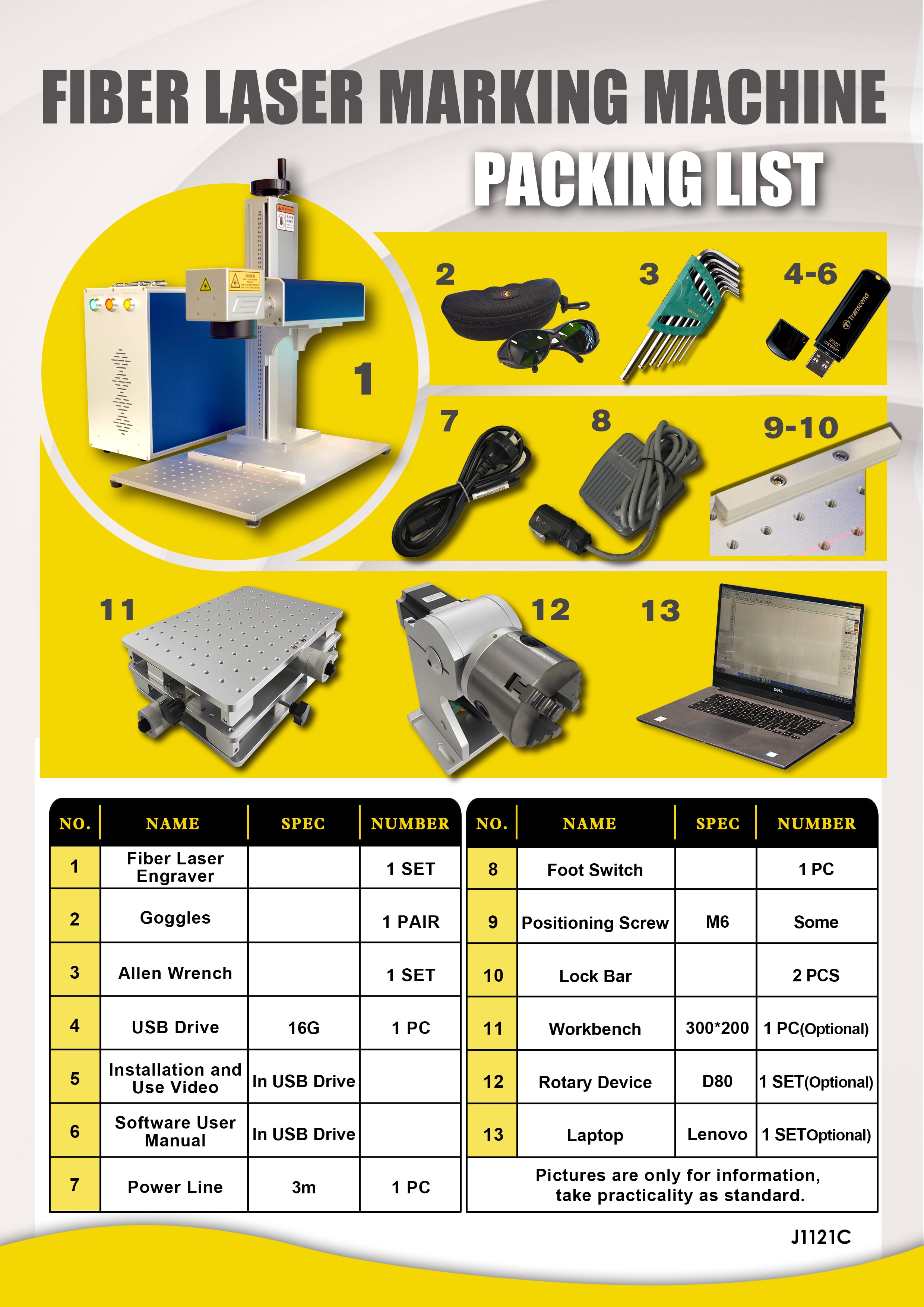 20W/30W/50W Fiber laser Engraver JPT Fiber Laser Engraving Fiber Laser Marking Machine Fiber Laser Marker with Rotary Axis - Image 4