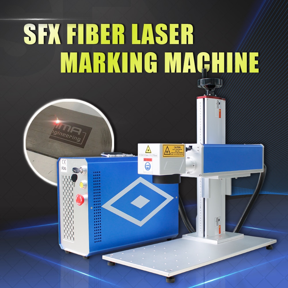 20W/30W/50W Fiber laser Engraver JPT Fiber Laser Engraving Fiber Laser Marking Machine Fiber Laser Marker with Rotary Axis