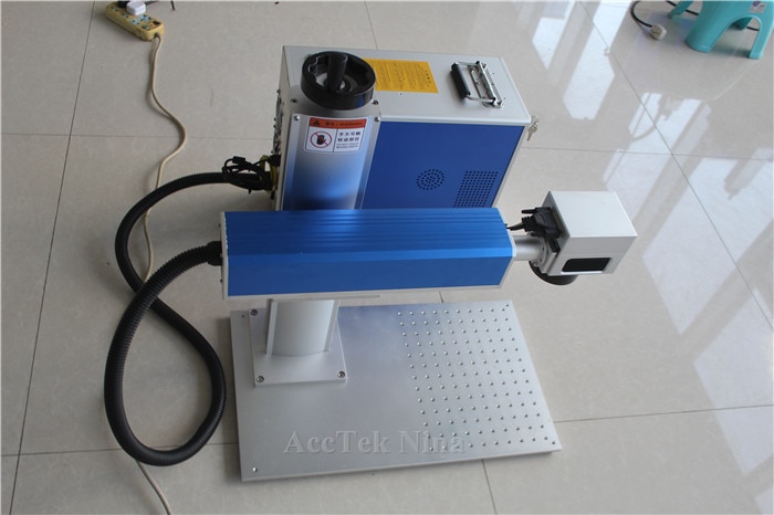 20W 30W 50W Metal Fiber Laser Marking Machine For Steel Laser engraver For Plastic Bag - Image 4