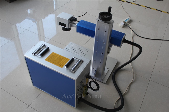 20W 30W 50W Metal Fiber Laser Marking Machine For Steel Laser engraver For Plastic Bag - Image 5