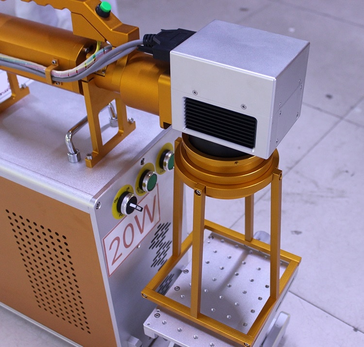 20W 30W 50W Portable Fiber Laser Machine Nameplate Marking Router For Non-Glare Metal Iron Stainless Steel Gold Silver Copper - Image 2