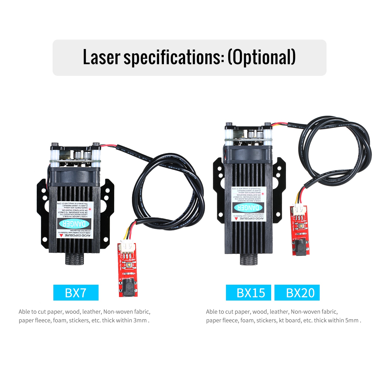 20W Laser Head Laser Module Laser Engraving Machine Woodworking Machinery Parts DIY Tools For VG-L7 Laser Engraving Machine - Image 5