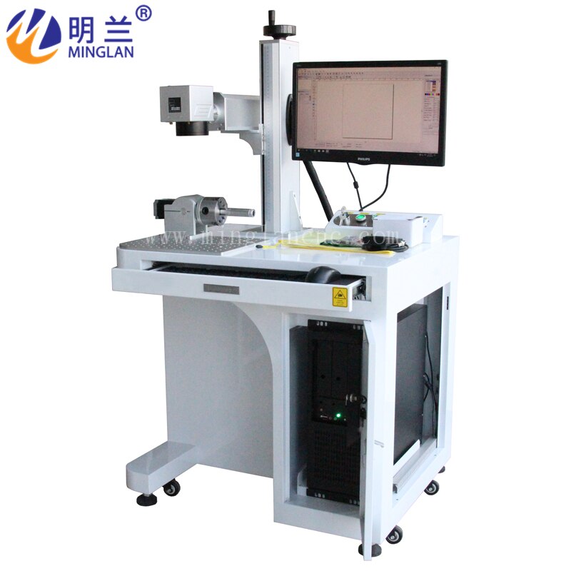 20W Raycus JPT MAX fiber laser marking machine 110 150 200mm lens optional rotary - Image 5