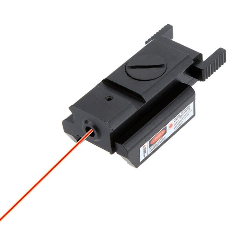 20mm Rail 5mw Mini Mira Red Laser Sight Scope Airgun Spike Glock 19 Pistol Tactical Hunting Optical Collimator Sight - Image 3