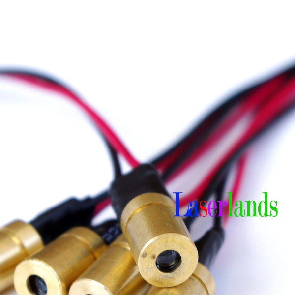 20pcs/pack 6.5X12mm mini 650nm 3.2mW 5mW 3V-3.6VDC Dot Red Laser Diode Module - Image 2