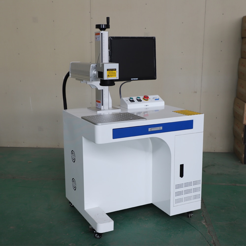 20w 30w 50w 100w Fiber Laser Marking Machine 300*300mm Metal Laser Engraving Machine For Rings - Image 2