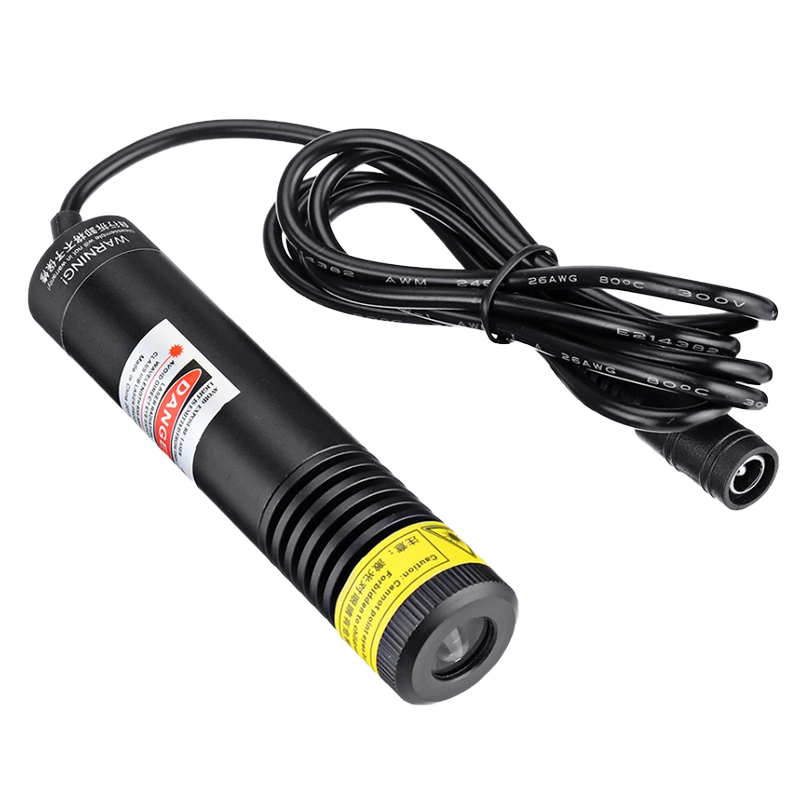 22*100mm 510nm 10mw Green Laser Line Module for Wood Stone Cutting Machines Waterproof