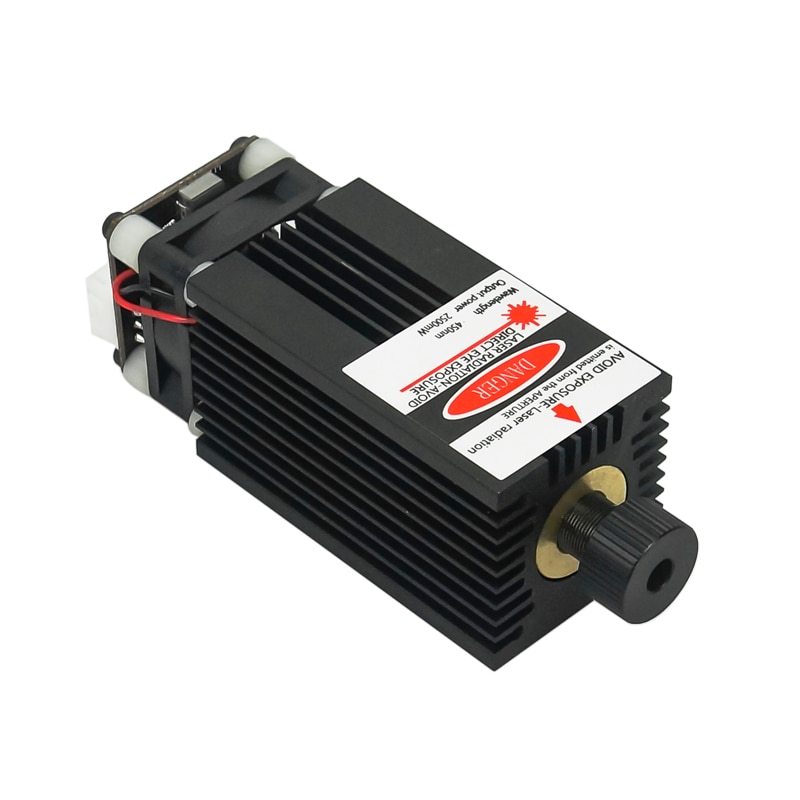 2500mw Laser Module 450NM Focusing Blue Laser Head Engraving Machine Tools 2.5W Laser Tube