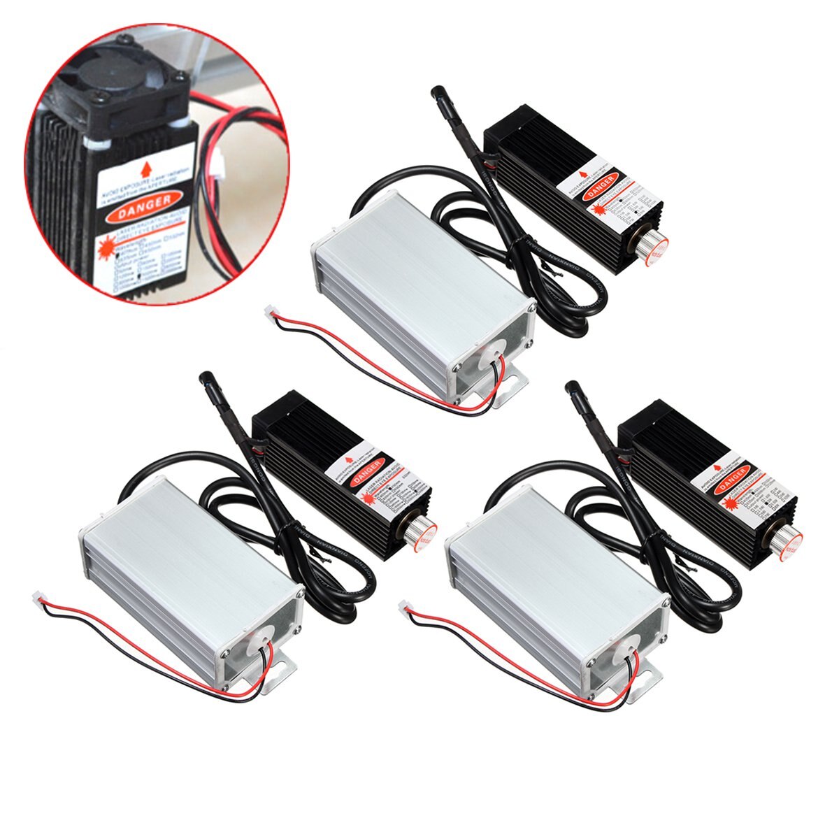 2W/3W/5.5W 450nm DIY Mini Desktop Laser Head Engraving Machine Module High Power for CNC Engraver Printer Cutter Machine - Image 5