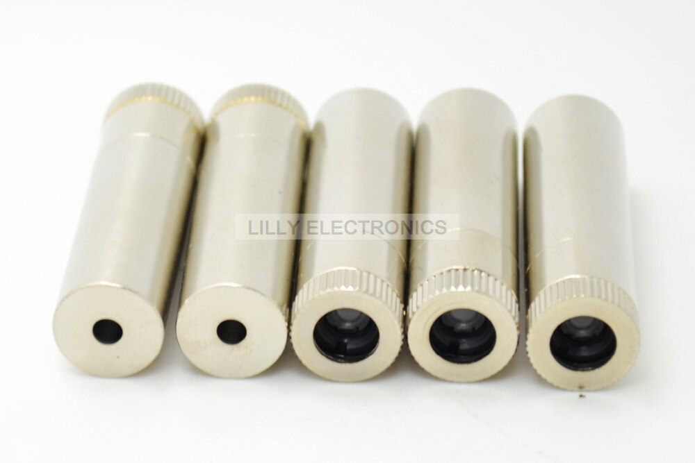2pcs 12x40mm 5.6mm TO-18 Laser Diode Metal Housing w/ Lens