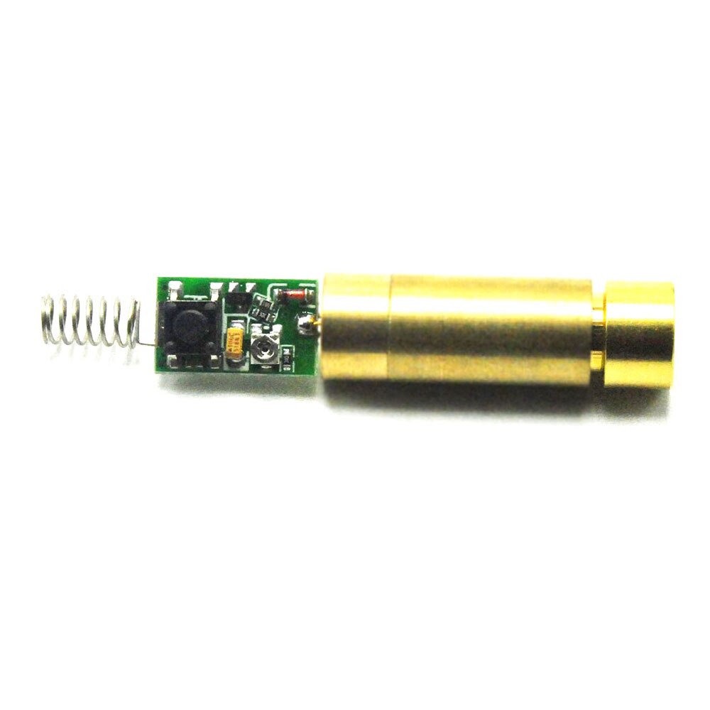 2pcs 532nm 5mW 3V-3.7V Green Laser Line Diode Module w / Spring & Driver - Image 4