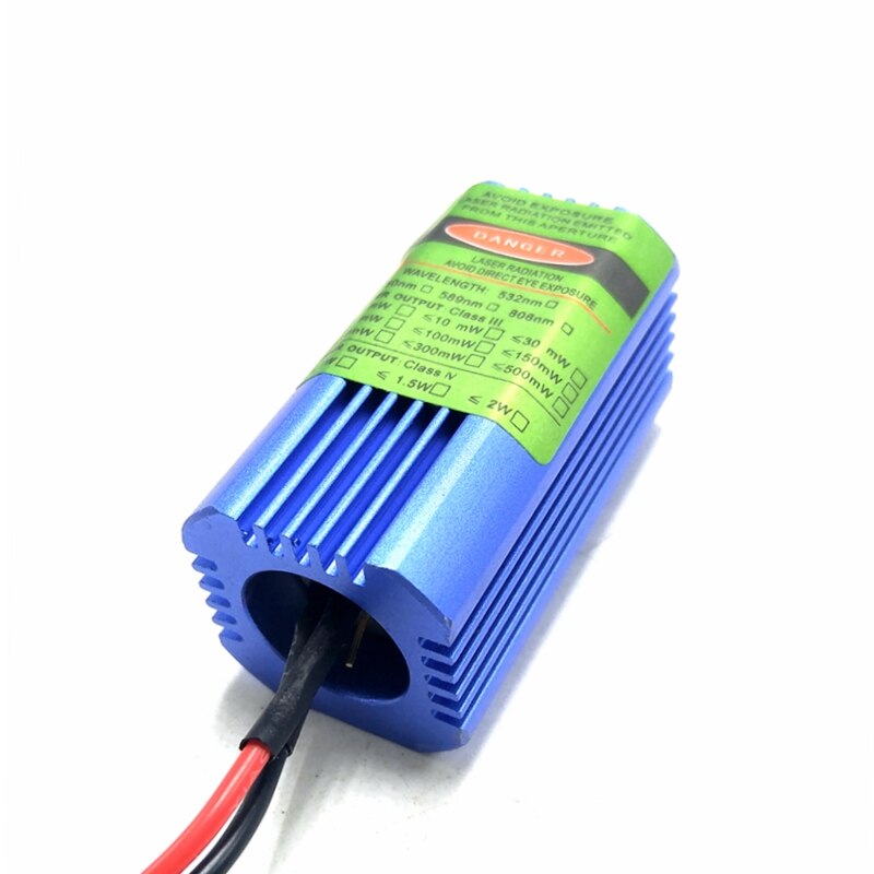 2pcs High Power 532nm 50mW Green Laser Diode Dot Module Spot Beam with Glass Lens 40mmx21mm - Image 5