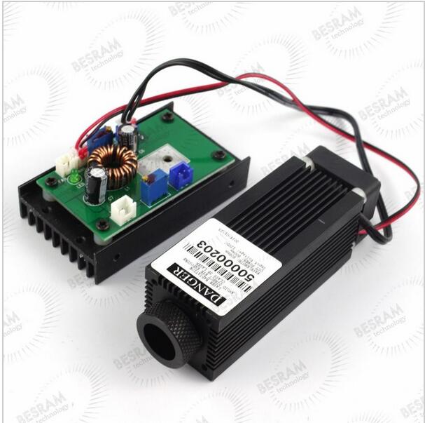 3.5W 450nm 445mW Blue Laser Module for CNC Carving w/ 3500mW Nichia Laser Diode