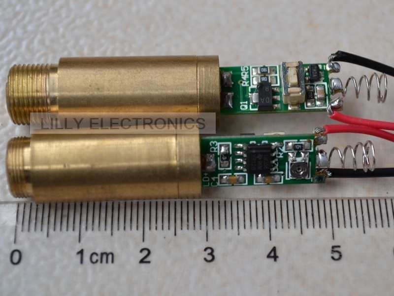 3.7-4.2V 532nm Green Laser 50mW Dot Diode Module - Image 2